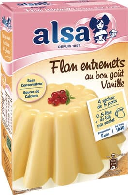 Flan entremets au bon goût de vanille