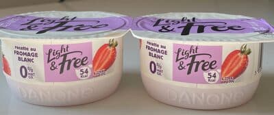 Fromage blanc 0% fraise