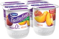 Taillefine fruits 125 g x 4 peche