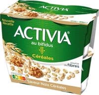 Activia Céréales Saveur Noix Céréales
