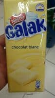 GALAK Chocolat Blanc Tablette 2x100g
