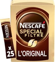 NESCAFÉ SPECIAL FILTRE L'Original, Café Soluble, Boîte de 25 Sticks