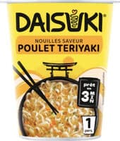 Nouilles saveur Poulet Teriyaki