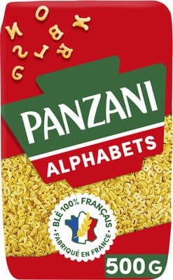 pâte alphabet