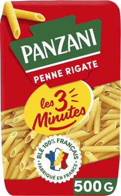 Panzani penne rigate 3 minutes 500g