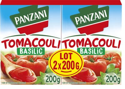 Panzani sce tomacouli basilic 200gx2