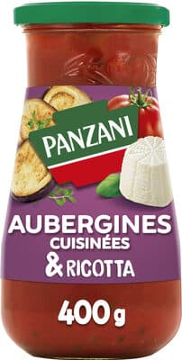 Panzani sauce aubergines&ricotta 400g
