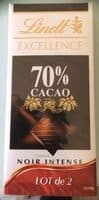 Chocolat Excellence Noir Intense 70%