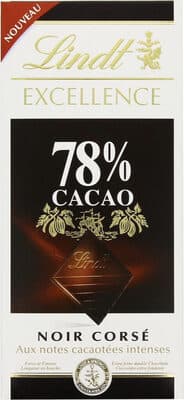 Chocolat noir extra-fin traditionnel - 78% de cacao
