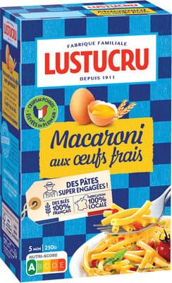 Macaroni aux œufs frais