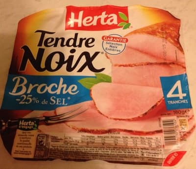 Tendre Noix, Broche (- 25 % de Sel) 4 Tranches