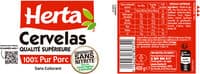 HERTA Cervelas Saucisson Pur Porc sans nitrite 400g