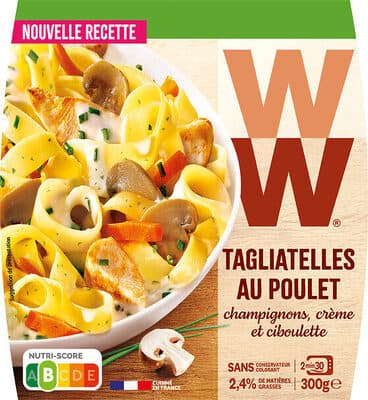 Tagliatelles au Poulet 🐔, Champignons🍄Crème