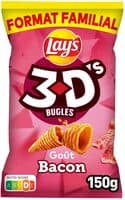 Lay's 3D's Bugles goût bacon format familial