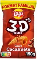 Lay's 3D's Bugles goût cacahuète format familial