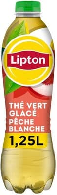 Lipton Thé vert glacé saveur pêche blanche 1,25 L