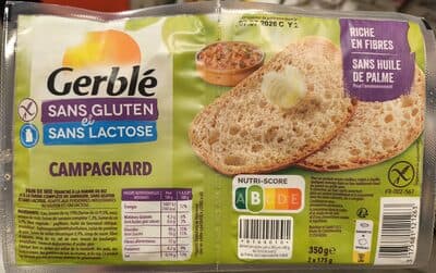 Pain campagnard sans gluten