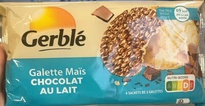 Galette maïs chocolat au lait