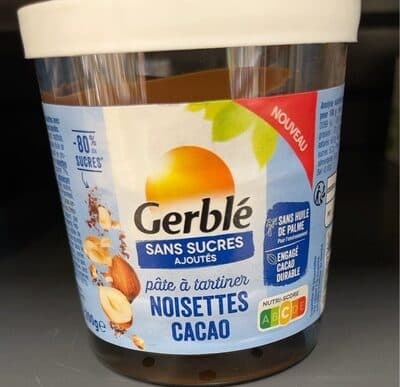 Pâte à tartiner noisettes cacao