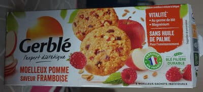 Biscuit moelleux pomme saveur framboise