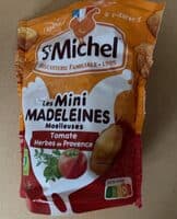 Les mini madeleines moelleuses tomate herbes de Provence