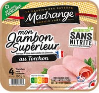 Mon Jambon Supérieur au torchon conservation sans nitrite 4tr