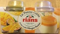 La Panna Cotta et son coulis mangue passion