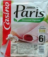 Jambon de Paris découenné dégraissé
