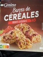 Barre de céréales Fruits Rouges