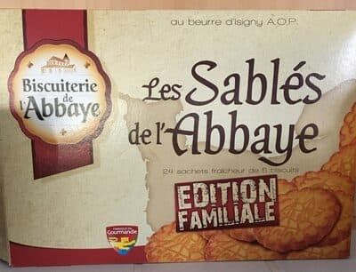 Les Sablés de l'Abbaye au bon beurre d'Isigny AOP