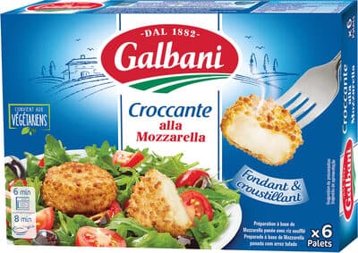 CROCCANTE ALLA MOZZARELLA GALBANI 150G X6 (6 paletsx25g)