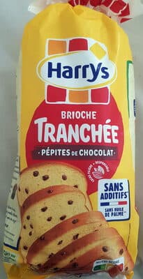 Harrys brioche tranchee pepites de chocolat sans additif 485g