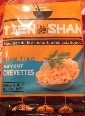 Mian Tiao saveur crevettes - 85 g - Thien Shan