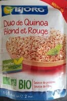 Duo quinoa blond et rouge