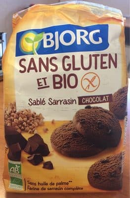 Sablé sarrasin chocolat sans gluten et bio