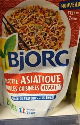 Recette asiatique nouilles cuisinées veggie