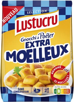 Lustucru gnocchi a poeler extra moelleux 300g