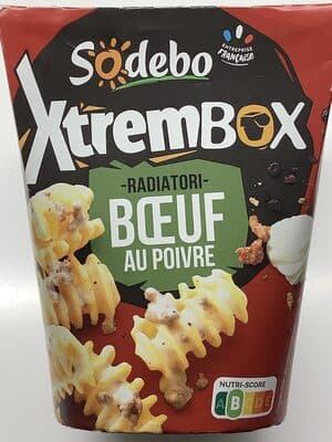 XtremBox - Radiatori Bœuf Sauce au poivre