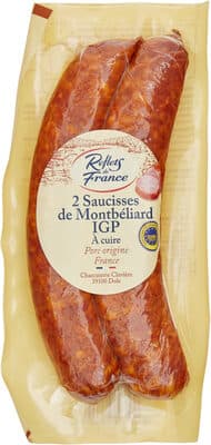 2 Saucisses de Montbéliard IGP À cuire