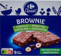 Brownie Goût Chocolat Noisettes