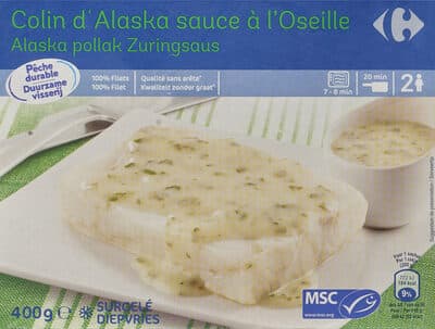 Colin d'Alaska Sauce à l'oseille