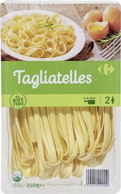 Tagliatelles aux œufs frais