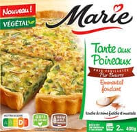 Tarte aux Poireaux Emmental et Crème Fraîche Pur Beurre