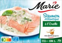 Saumon Atlantique à l'oseille - crème fraiche & oignons