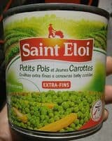 Petits pois extra fins carottes - 1/2 265g