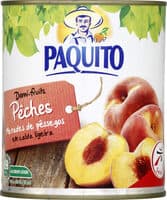 Pêches demi-fruits au sirop léger