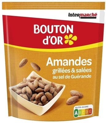 Amandes grillées et salées