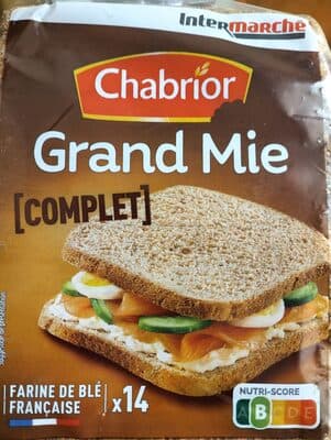 Pain de mie Grand Mie complet