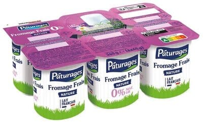 Petit fromage frais nature 0% 6x60g