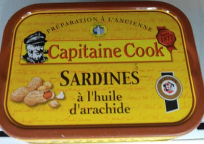 Sardines à l'huile d'arachide